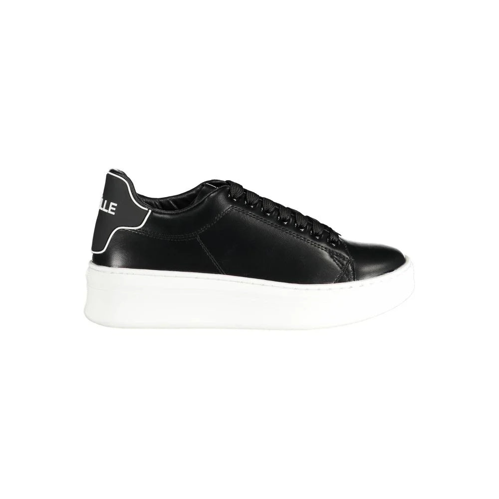 Gaelle Paris Black Polyethylene Sneaker - Sneakers