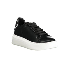 Gaelle Paris Black Polyethylene Sneaker - Sneakers