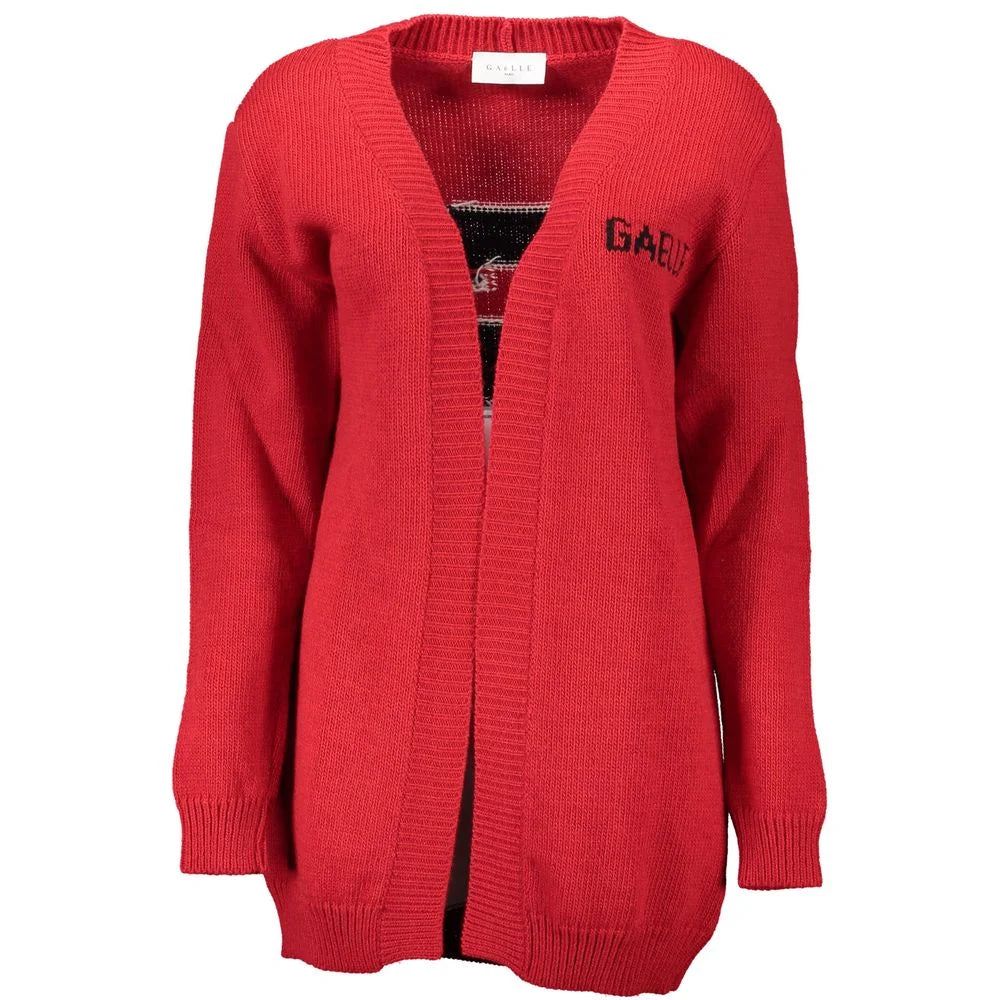 Gaelle Paris Red Wool Sweater - Sweaters