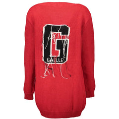 Gaelle Paris Red Wool Sweater - Sweaters