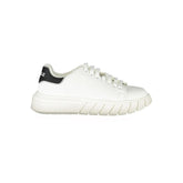 Gaelle Paris White Polyester Sneaker