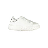 Gaelle Paris White Polyester Sneaker
