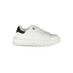 Gaelle Paris White Polyester Sneaker - Sneakers