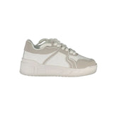 Gaelle Paris White Polyester Sneaker - Sneakers