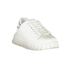 Gaelle Paris White Polyester Sneaker - Sneakers