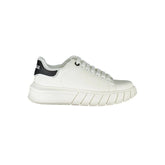 Gaelle Paris White Polyester Sneaker - Sneakers