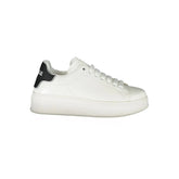 Gaelle Paris White Polyethylene Sneaker