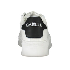 Gaelle Paris White Polyethylene Sneaker
