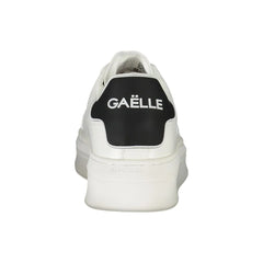 Gaelle Paris White Polyethylene Sneaker