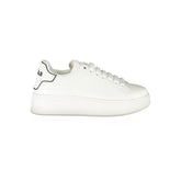 Gaelle Paris White Polyethylene Sneaker - Sneakers