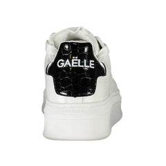 Gaelle Paris White Polyethylene Sneaker - Sneakers