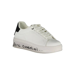 Gaelle Paris White Polyethylene Sneaker - Sneakers