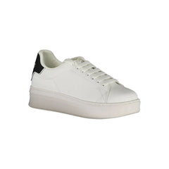Gaelle Paris White Polyethylene Sneaker - Sneakers