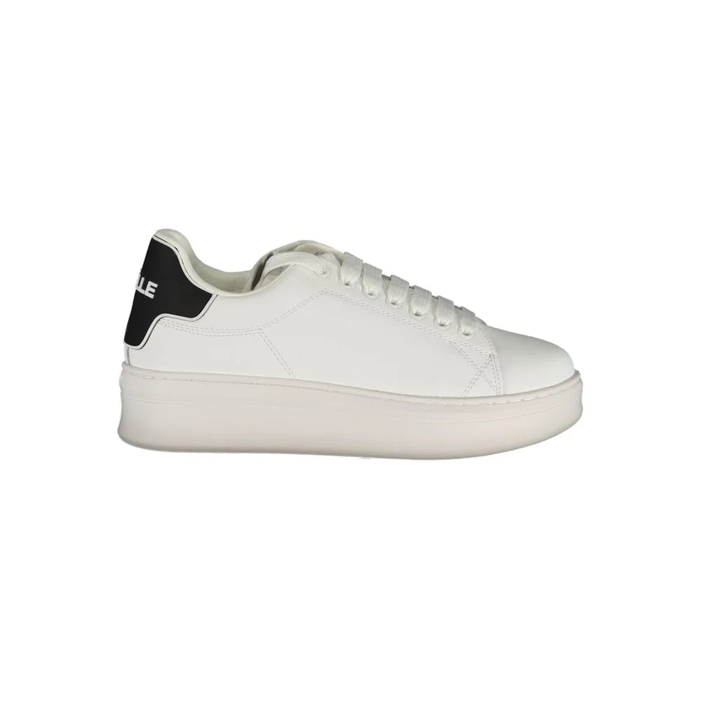 Gaelle Paris White Polyethylene Sneaker - Sneakers
