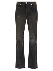 GALLERY DEPT. Black Cotton Flared Jeans - W34