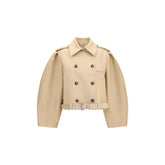 Ganni Beige Cotton Jacket