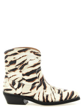 Ganni Beige Polyester Chelsea Boots - EU38/US8