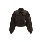 Ganni Bicolor Polyamide Bomber - Bomber Jackets