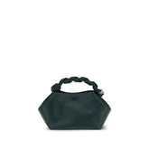 Ganni Bicolor Recycled Leather Shoulder Bag