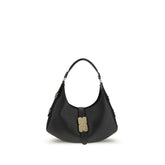 Ganni Black Calf Leather Bos Taurus Shoulder Bag
