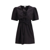 Ganni Black Cotton Casual Dress - IT36 | XS