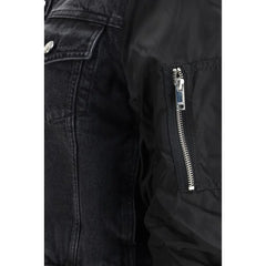 Ganni Black Cotton Denim Jacket