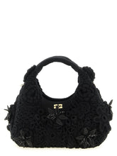Ganni Black Organic Cotton Handbag