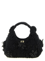 Ganni Black Organic Cotton Handbag