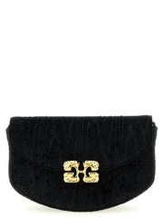 Ganni Black Polyester Cardholder