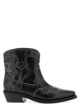 Ganni Black Polyethylene Chelsea Boots