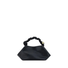 Ganni Black Recycled Leather Handbag