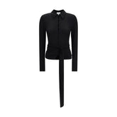 Ganni Black Recycled Polyester Shirt - IT40 | M