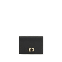Ganni Black Recycled Polyester Wallet