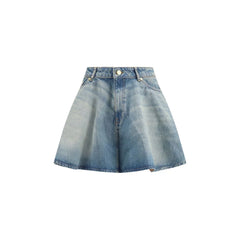 Ganni Blue Denim Skirt - IT36 | XS