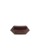 Ganni Bordeaux Polyethylene Shoulder Bag