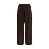 Ganni Brown Acetate Casual Pants - IT36 | XS