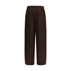 Ganni Brown Acetate Casual Pants - IT36 | XS