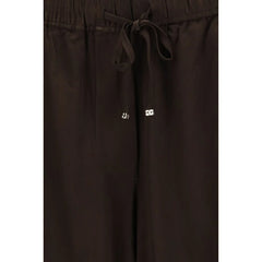 Ganni Brown Acetate Casual Pants - IT36 | XS