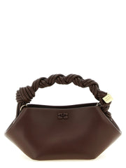 Ganni Brown Leather Handbag