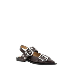 Ganni Buckle Ballerinas - Flats