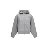 Ganni Gray Cotton Sweatshirt