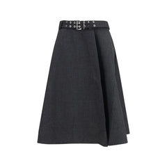Ganni Grauer Rock aus recyceltem Polyester - IT42 | L