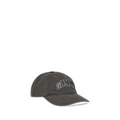 Ganni Green Cotton Cap (Baseball Hat) - UNI