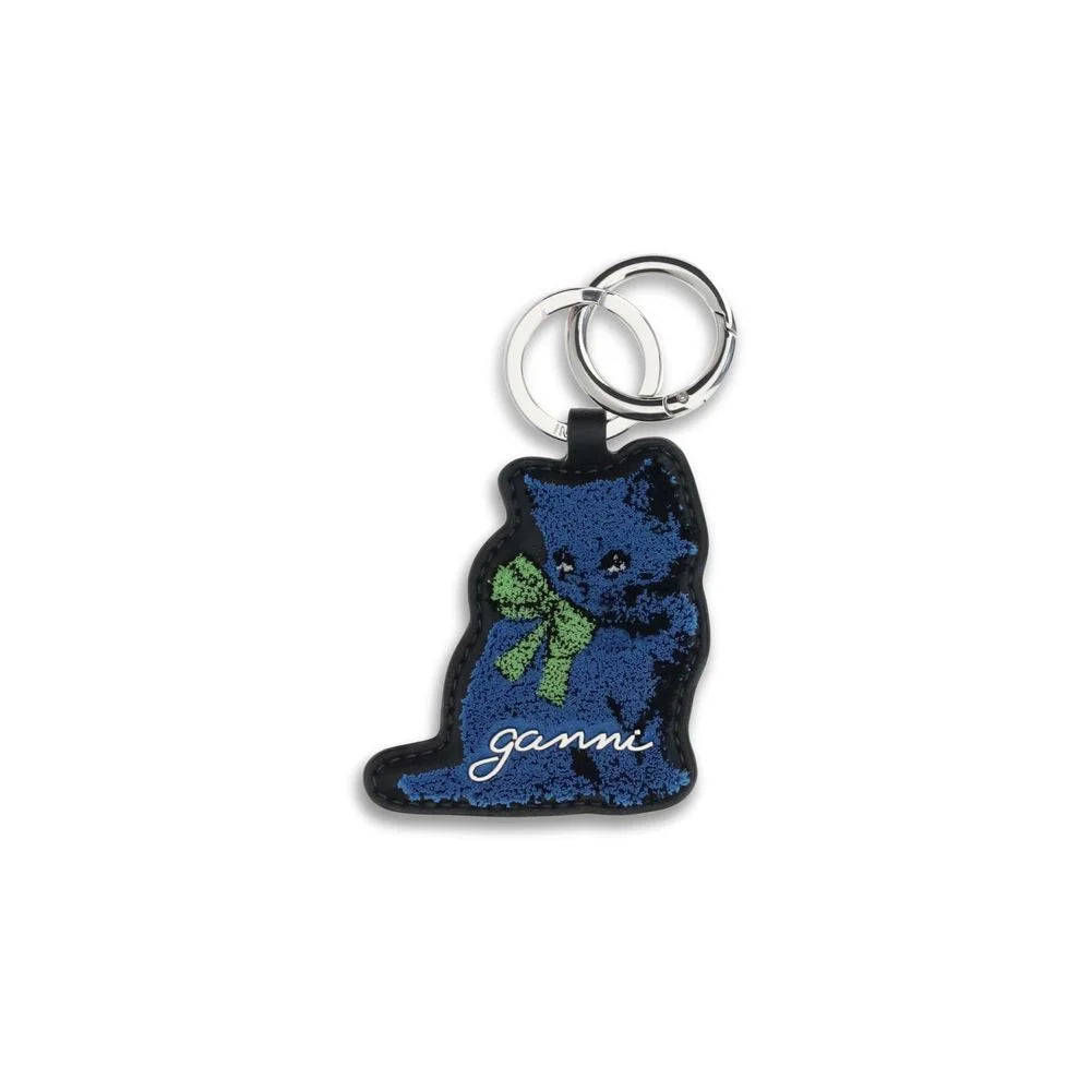 Ganni Kitty Keyring