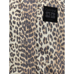 Ganni Leopard raincoat Jacket - Rain Coats