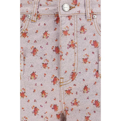 Ganni Multicolor Cotton Casual Pants