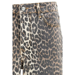 Ganni Multicolor Cotton Relaxed Fit Jeans - 27