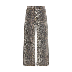 Ganni Multicolor Cotton Relaxed Fit Jeans - 27