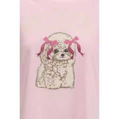 Ganni Multicolor Cotton T-Shirt - L