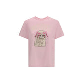 Ganni Multicolor Cotton T-Shirt - L